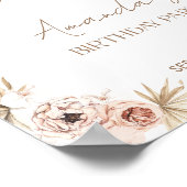 Affiche de bienvenue de la fête d'anniversaire de  (Coin)