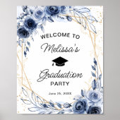 Affiche de bienvenue de la fête de graduation des  (Devant)