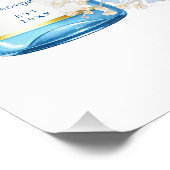 Affiche de bienvenue de la Fête des mariées Bubbly (Coin)