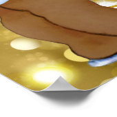 Affiche de bienvenue de la Parties scintillant roy (Coin)