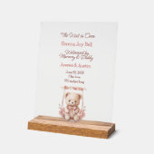 Affiche de bienvenue de la petite fille (Angle)