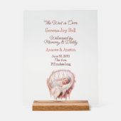 Affiche de bienvenue de la petite fille (Recto)