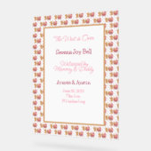 Affiche de bienvenue de la petite fille (Angle)