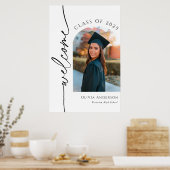 Affiche de bienvenue de la photo du diplôme (Cuisine)