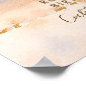 affiche de bienvenue de la plage tropicale (Coin)