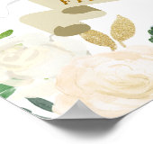 Affiche de bienvenue de la première communion blan (Coin)