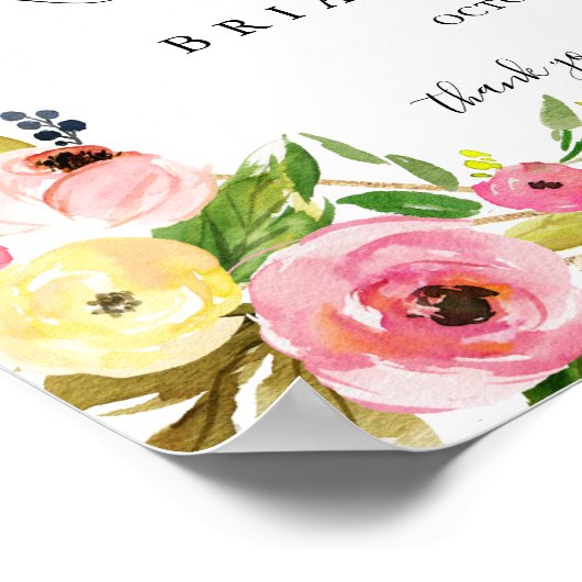 Affiche de bienvenue de la répétition de chute d'o (Coin)