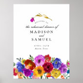 Affiche de bienvenue de la répétition du Mariage F (Devant)