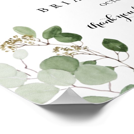 Affiche de bienvenue de la répétition horizontale (Coin)