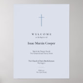 Affiche de bienvenue de l'église de baptême Grace (Devant)