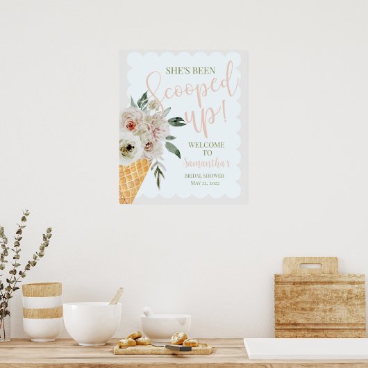 Affiche de bienvenue de mariage éditable, ramassée (Cuisine)