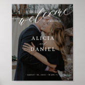 Affiche de bienvenue de mariage imprimable avec ph (Devant)