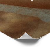 Affiche de bienvenue de mariage photo élégante et  (Coin)