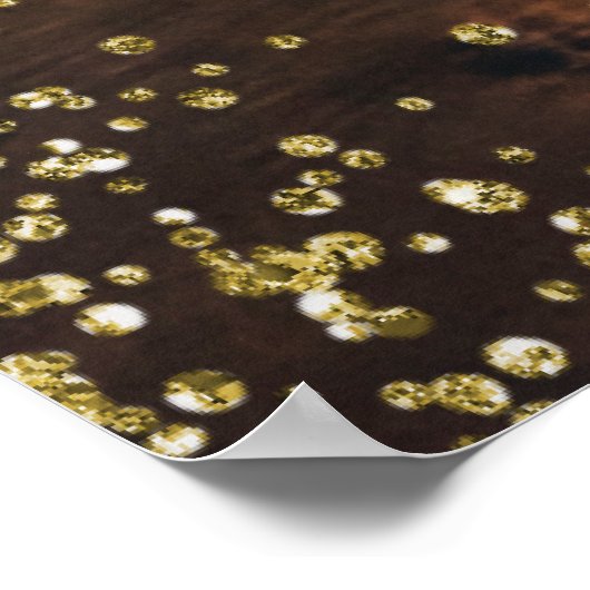 Affiche de bienvenue de Noël rustique (Coin)