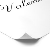 Affiche de bienvenue de Quinceanera Florale Rose b (Coin)