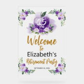 Affiche de bienvenue de retraite de l'enseignant a (Recto)