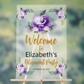 Affiche de bienvenue de retraite de l'enseignant a (Neutre)