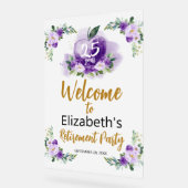 Affiche de bienvenue de retraite de l'enseignant a (Angle)