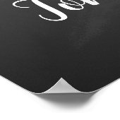 Affiche de bienvenue de retraite de tableau noir P (Coin)