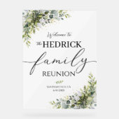 Affiche de bienvenue de réunion familiale, Affiche (Recto)