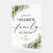 Affiche de bienvenue de réunion familiale, Affiche (Angle)