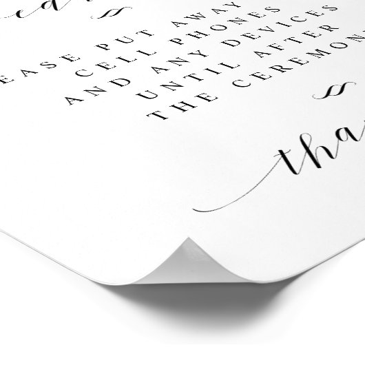 Affiche de bienvenue de script de calligraphie Mar (Coin)