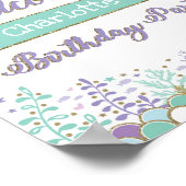 Affiche de bienvenue de sirène Anniversaire Décor (Coin)