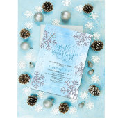 Affiche de bienvenue de Snowflake Winter Wonderlan