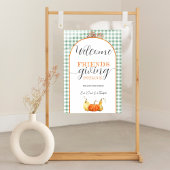 Affiche de bienvenue de Thanksgiving, Dîner d'acti