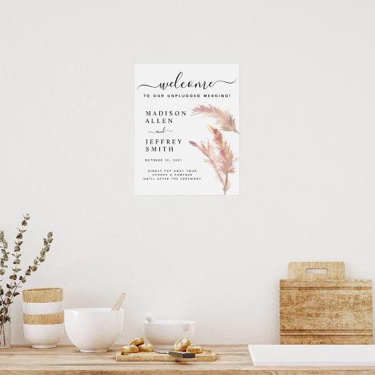Affiche de bienvenue débranchée du Mariage de lait (Cuisine)