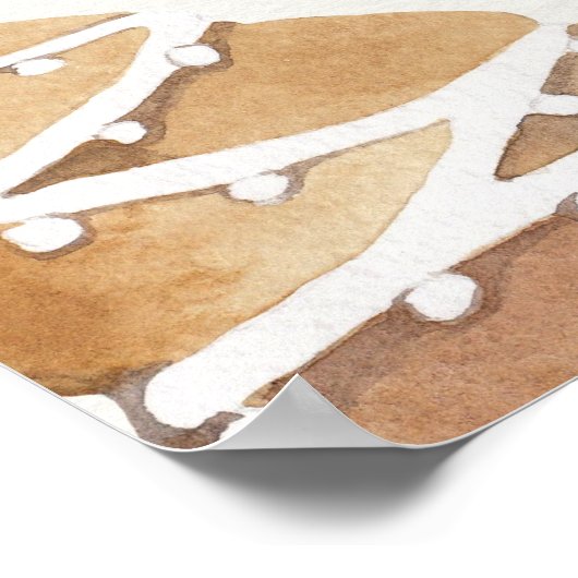 Affiche de bienvenue d'échange de cookies de vacan (Coin)