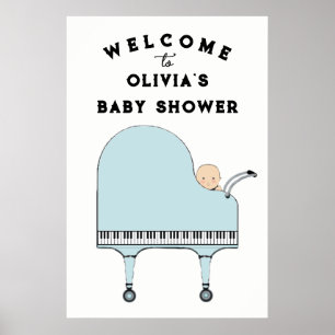 Affiche de bienvenue Décoration baby shower
