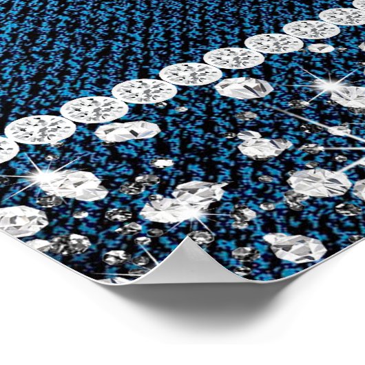 Affiche de bienvenue Denim Diamond (Coin)