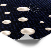 Affiche de bienvenue Denim et Pearls (Coin)