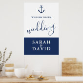 Affiche de bienvenue des Mariages d'Ancres de la m (Cuisine)