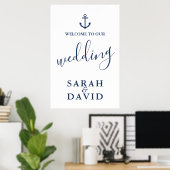 Affiche de bienvenue des Mariages d'Ancres de la m (Bureau à domicile)