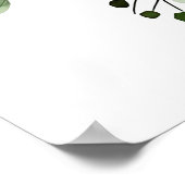 Affiche de bienvenue d'Fêtes des mariées florales  (Coin)