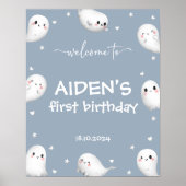 Affiche de bienvenue d'Halloween Éffrayante (Devant)