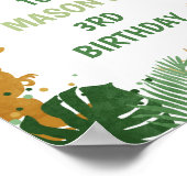 Affiche de bienvenue Dinosaur Gold Boy Feuille Jun (Coin)