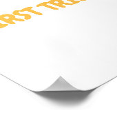 Affiche de bienvenue du 1er anniversaire du soleil (Coin)