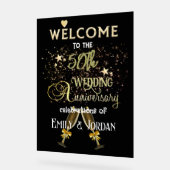 Affiche de bienvenue du 50e anniversaire du Mariag (Angle)