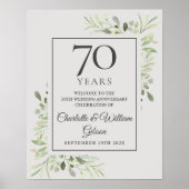 Affiche de bienvenue du 70e anniversaire du Mariag (Devant)