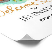 Affiche de bienvenue du baby shower de coala (Coin)