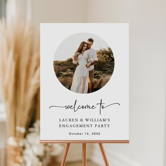 Affiche de bienvenue du Boho Photo Engagement Part