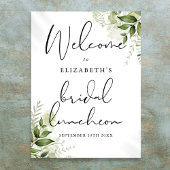 Affiche de bienvenue du déjeuner de la nuptiale fl