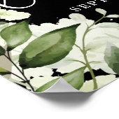 Affiche de bienvenue du déjeuner de la nuptiale fl (Coin)