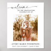 Affiche de bienvenue du groupe de diplômés | Bienv (Devant)