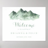 Affiche de bienvenue du Mariage campagnard de la m (Devant)