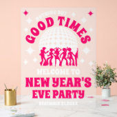 Affiche de bienvenue du Nouvel An Acrylique Froste (Mariage)