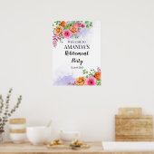 Affiche de bienvenue du Parti de la retraite aux f (Cuisine)